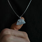 925 Ayar Gümüş Mitolojik Geyik Unısex Kolye