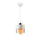 TT205-1-BY TT Aydınlatma Beyaz - Krom Tekli Avize