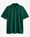 Erkek Kısa Kollu Polo Yaka T-shirt - YEŞİL