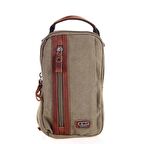 Ççs London 31468 Kanvas Çapraz Çanta Yeşil