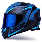 Ls2 Storm 2 Racer Full Face Motosiklet Kaskı Şeffaf + Gökkuşağı Vizörlü