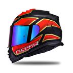 Ls2 Storm 2 Foggy Full Face Motosiklet Kaskı Şeffaf + Gökkuşağı Vizörlü