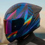 Ls2 Rapid 2 Optik Race Full Face Motosiklet Kaskı Yarış Spoiler +  Şeffaf + Gökkuşağı Vizörlü