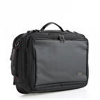 Ççs 51271 Şifreli Laptop ve Evrak Sırt ve Omuz Çantası Siyah