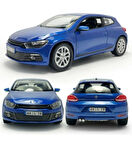 WELLY Koleksiyon 1 / 24 Ölçek VW Scirocco Mavi Model Metal Araba