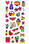Sticker Kabartmalı Stiker Defter Planlayıcı Etiket (Lde025)-19x9cm - Gitar Zeplin