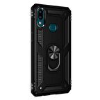 Gpack Samsung Galaxy A10s Kılıf Vega Standlı Yüzüklü Mıknatıslı