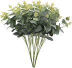 3 Demet Yapay Çiçek Okaliptus Aradal YeşilBitki Arajman Çiçeği Eucalyptus