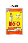 Me-O Pouch Tavuk Etli Pirinçli Havuçlu Yaş Kedi Maması 80 Gr x 12 Adet