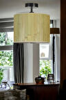 BAMBU 03 ABAJURLU PLAFONYER AVİZE