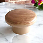 Bihe Plastik Çanak Mantar Kulp Ceviz Düğme Mobilya Mutfak Dolap Dolabı Çekmece Kulbu Kulpları