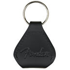 Fender Leather Pick Holder Anahtarlık Black