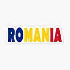 Romanya Çıkartması Sticker Etiket 19CM