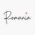Romanya Kapl Sticker Etiket Çıkartması 19CM