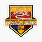 Transalpina Romania Sticker 19CM Etiket Yapıştırma