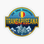 Transapuseana Dağ Yolu Romanya Etiket yapıştırma 19CM