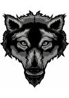 Yaşlı Kurt Araba Motorsiklet Sticker 19 CM