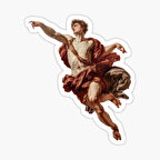 Zeus Gold Sticker Etiket Sticker 19CM