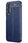 Galaxy A34 Kılıf Deri Desenli Kamera Korumalı Silikon