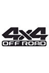 4X4 Off Road Araba Sticker Yapıştırma 18cm 2 Adet