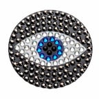Araba leptop Duvar İçin Nazar Sticker  etiket 16Cm ve 6CM 2 Adet md4