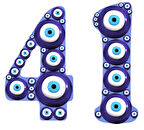 Nazar Sticker Yapıştırma Etiket 15Cm ve 6 Cm 2 Adet md2