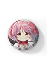 Puella Magi Madoka Magica Anime Buton Rozet 44 mm