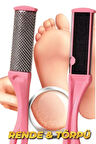 Pembe Kırılmaz Çift Taraflı Ayak Törpüsü Pürüzsüz ve Sağlıklı Ayaklar İçin XL92
