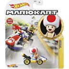 HotWheels Mario Kart Araç Toad GBG25 GJH63 Lisanslı Ürün