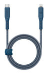 Flow 1.5M 60W Type-C to Lightning PD Hızlı Şarj Kablo - Lacivert