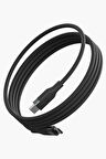Helix 1.5M 100W Manyetik Katlanma Özellikli Type-C to Type-C PD Hızlı Şarj Kablo - Siyah