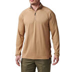 5.11 STRATOS 1/4 KISA FERMUAR COYOTE SWEAT