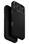 Uniq Lyden Apple Uyumlu iPhone17 Pro Max MagSafe Deri Kılıf - Siyah