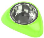 Pawise Standlı Paslanmaz Çelik Mama Kabı Yeşil 0,75 lt