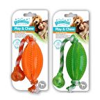 Pawise Diş İpli Kauçuk Rugby Köpek Ödül Oyuncağı 33 cm