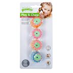 Kemirgenler İçin Mineralli Çiçek Şekilli Kemirme Bloğu 4'Lü