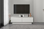 MOBİLYA GEZEGENİ NORA TV ÜNİTESİ - BEYAZ /GÜMÜŞ- 150 CM