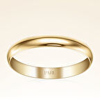 Klasik İnce Bombeli 3 mm Erkek Alyans