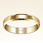 Klasik Kalın Kare 4 mm Erkek Alyans