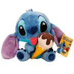 Dondurma Yiyen Stitch Peluş 25 cm - Sevimli Lilo ve Stitch Oyuncak