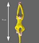 Peluş Maymun, Elleri Yapışabilen Uyku ve Oyun Arkadaşı -70 cm 