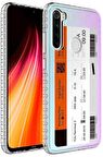 Xiaomi Redmi Note 8 Kılıf Airbag Kenarlı Renkli Desenli Elegans Silikon