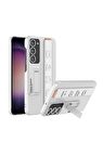 Galaxy S23 Plus Kılıf Standlı El Tutacaklı Band Kapak