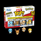 Funko Bitty Pop! Pokémon 4'lü Paket (Figür Boyu 2,25 cm)