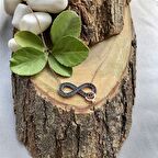 Rose Kaplama Sonsuz Yüzük Gümüş Kolye