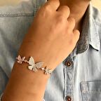 3 Lü Kelebek Bileklik