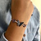 3 Lü Kelebek Bİleklik