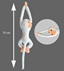 Elleri Yapışan Oyun Ve Uyku Arkadaşı 70 Cm Peluş Maymun Oyuncak - Hediyelik - Aksesuar Ve Süs - Oyun Ve Uyku Arkadaşı