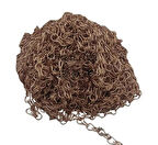 Floresan Zinciri Abajur Armatür Aski Zinciri Bakir 10 Metre