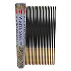 Beyaz Adaçayı Kokulu 20 Çubuk Tütsü - White Salvia